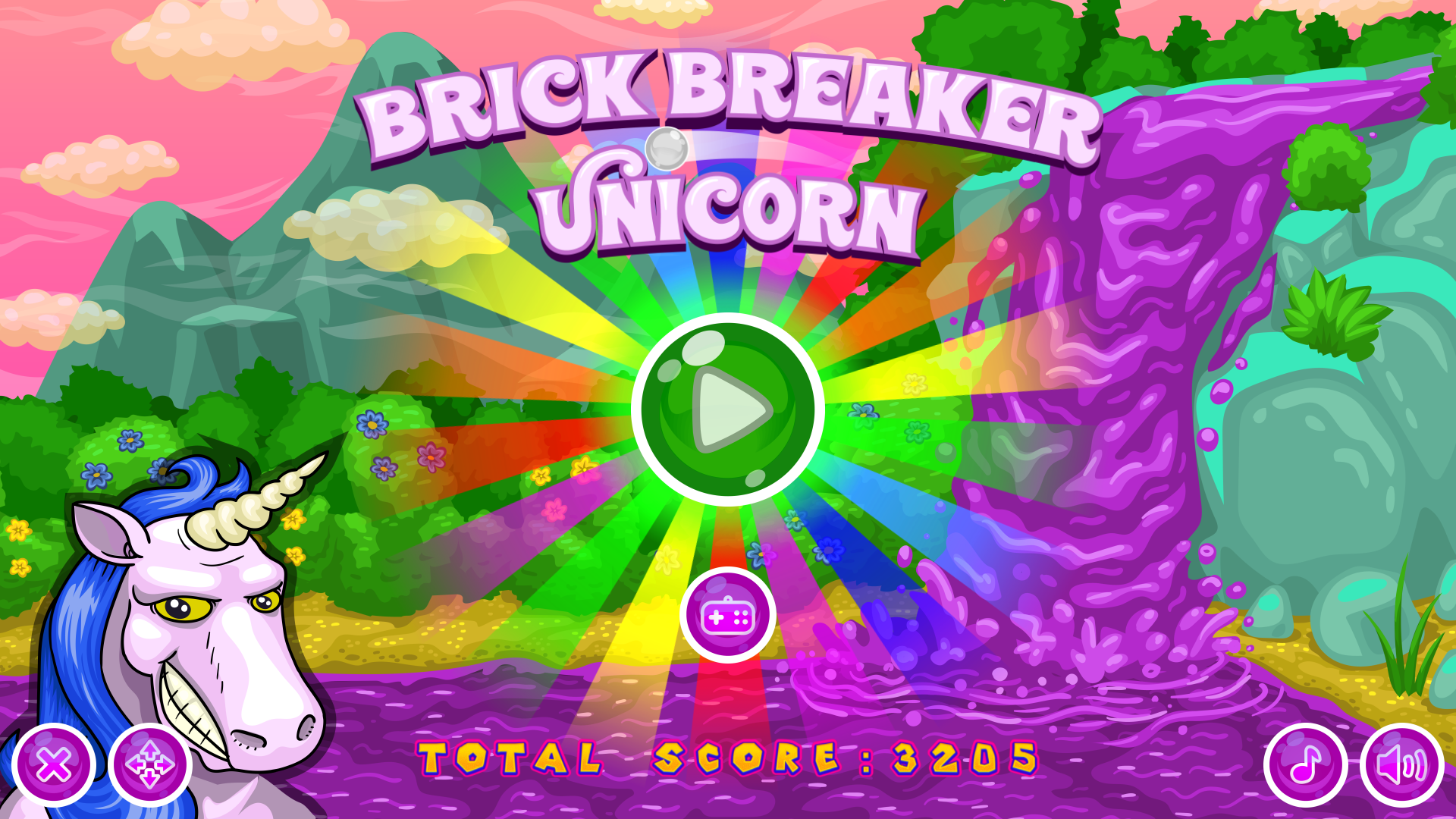 Brick Breaker Unicorn